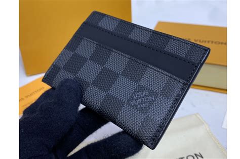 louis vuitton card holder damier graphite|Double Card Holder Damier Graphite Canvas .